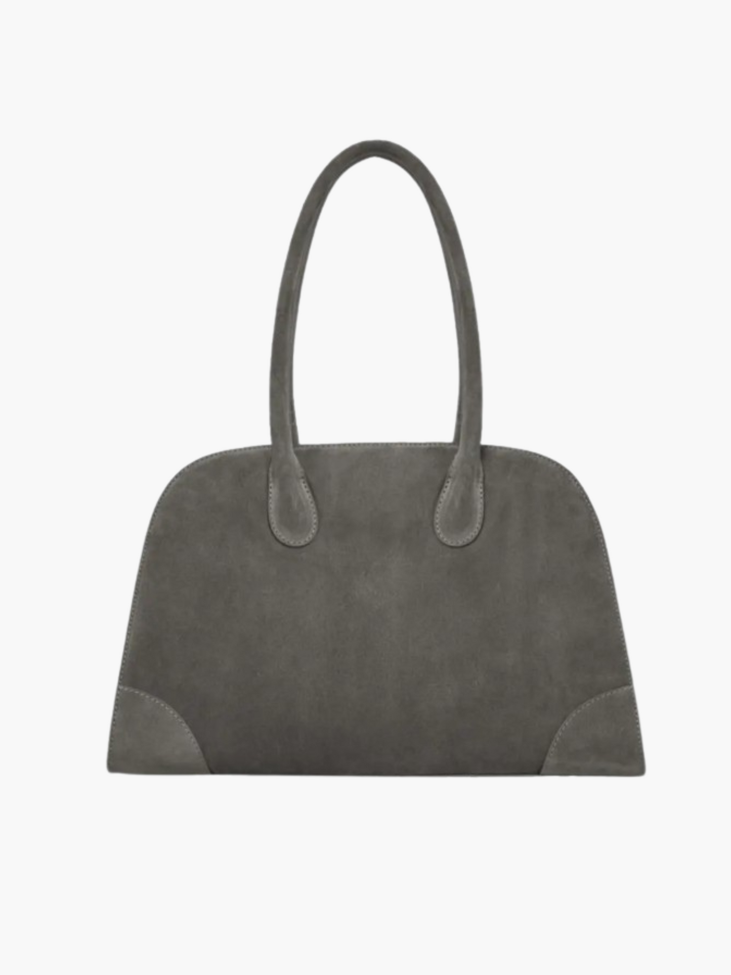 Serif Suede Tote