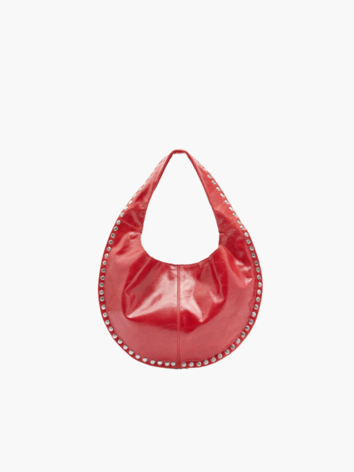 Ember Studded Leather Hobo Bag